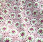 Flower Granny Crochet Pillow/Blanket Yarn Kit