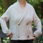 White Birch Cardigan Crochet  Pattern - Image 7