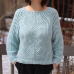 Snow Lotus Crochet  Pullover Pattern