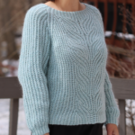 Snow Lotus Crochet  Pullover DIY Yarn Kit - Image 4