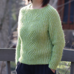 Snow Lotus Crochet  Pullover DIY Yarn Kit - Image 5